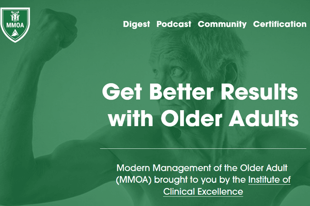 MMOA; get better results with older  adults.