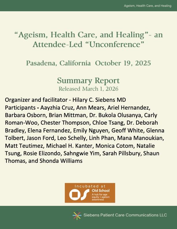 Ageism, Health Care, and Healing