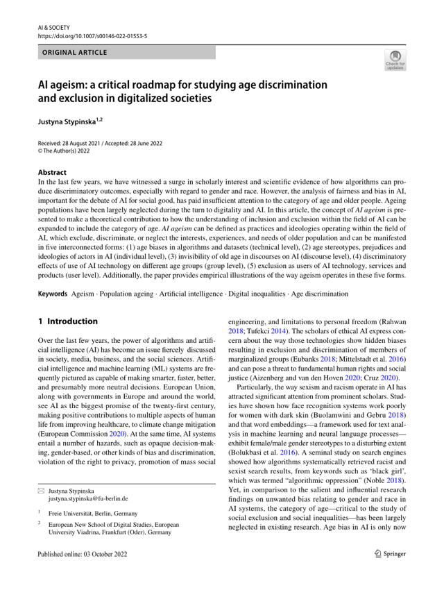 A picture of the first page of the paper