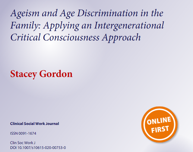 Ageism & Age Discrimination in the Family: Applying an Intergenerational Critical Consciousness Approach