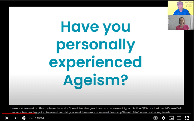 Have you personally experienced Ageism?