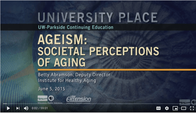 Societal Perceptions of Aging
