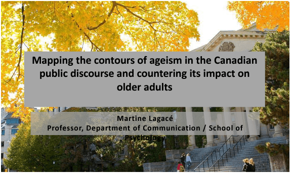 Mapping the contours of ageism in the Canadian public discourse & countering its impact on older adults