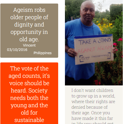 Take A Stand Against Ageism