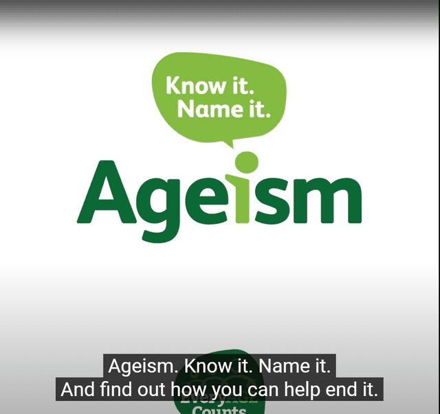 Know it Name it Ageism