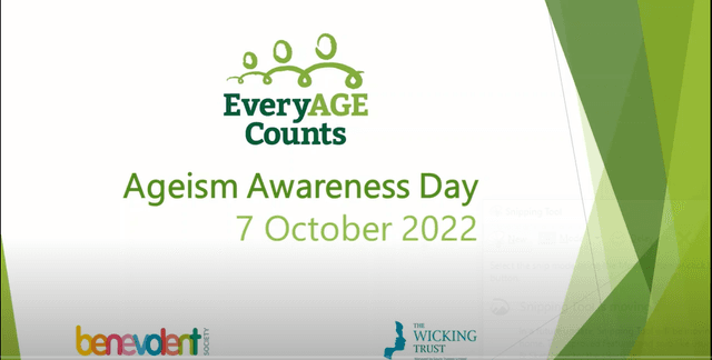 Every Age Counts; Ageism Awareness Day 