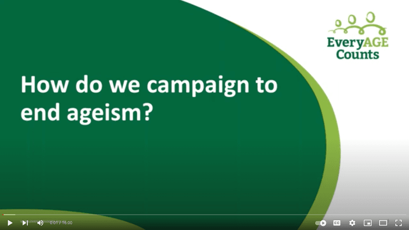 How do we campaign to end ageism?